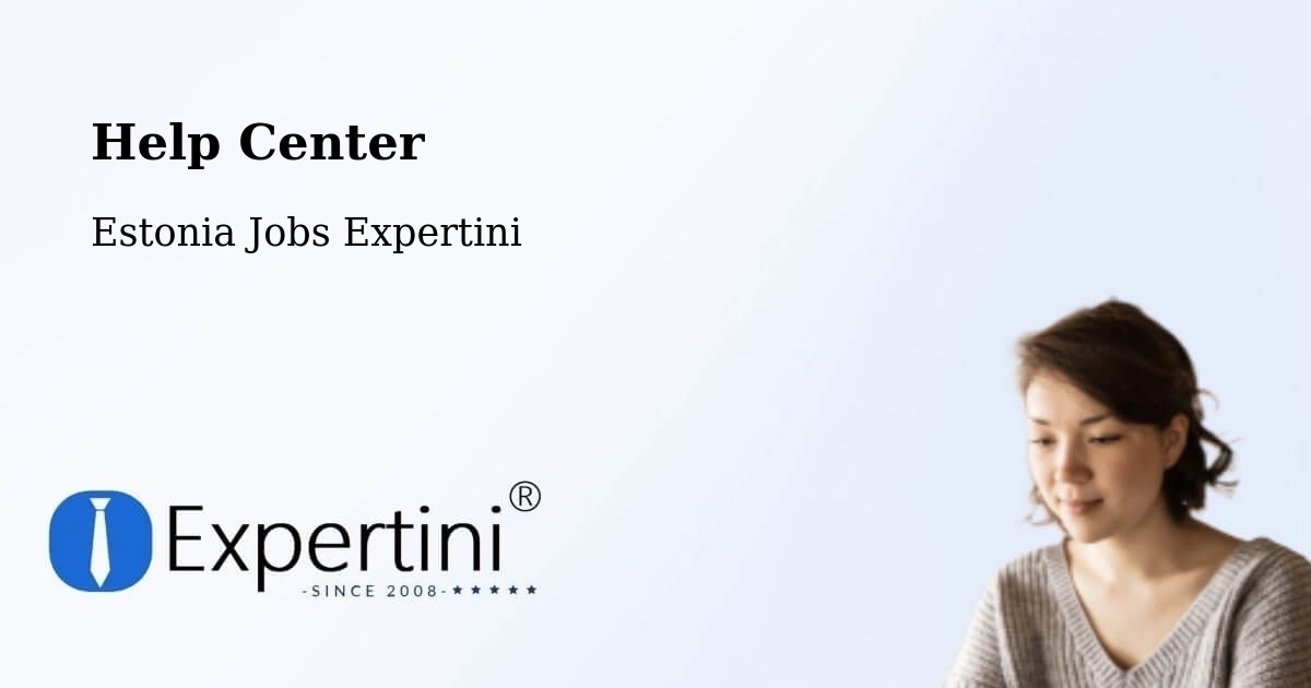 Help Center – Nõo - Estonia Jobs Expertini
