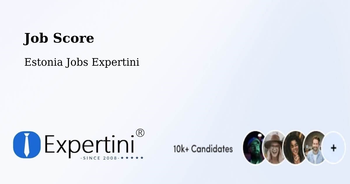 Job Score & Job Description Score Tool – Nõo - Estonia Jobs Expertini