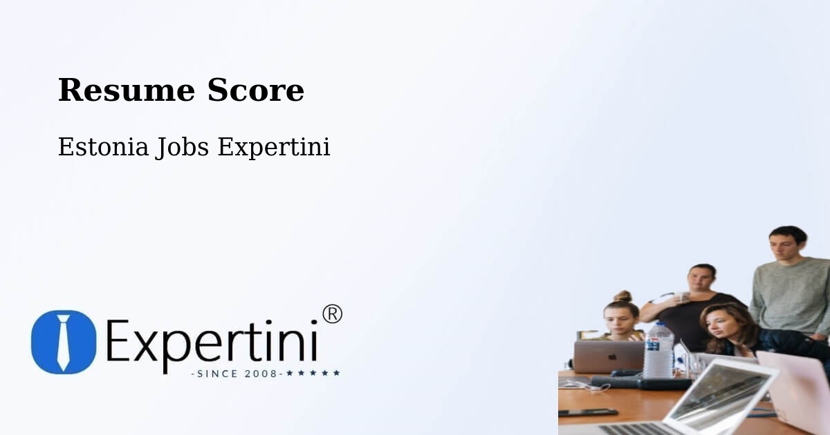 Resume Score & Job Description Match Tool – Nõo - Estonia Jobs Expertini